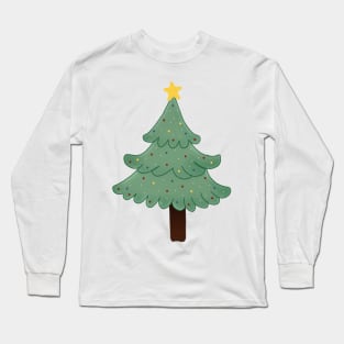 Cute looking Christmas tree Long Sleeve T-Shirt